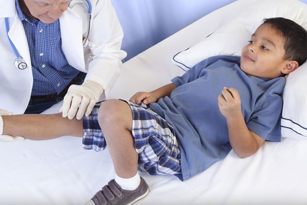dolor de rodilla en los niños